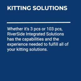 A definition of kitting solutions at RIS.