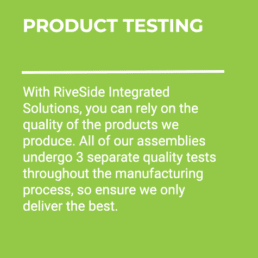 A definition of product testing at RIS.